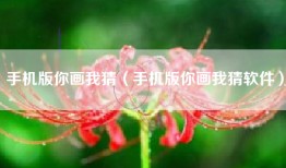手机版你画我猜（手机版你画我猜软件）
