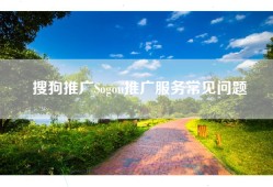 搜狗推广Sogou推广服务常见问题