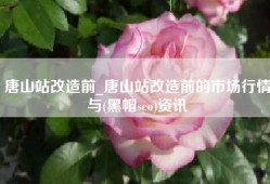唐山站改造前_唐山站改造前的市场行情与(黑帽seo)资讯