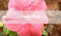 x25手机（x25手机vivo）